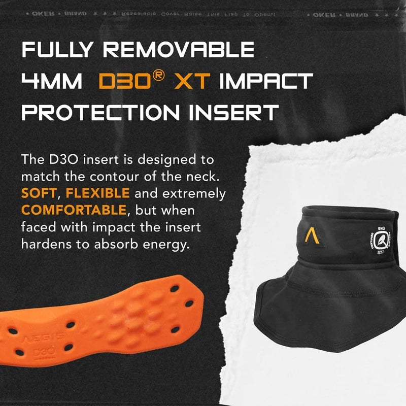 AEGIS Interceptor (Bib) Hockey Neck Guard/Protector Featuring D3O - Image 3