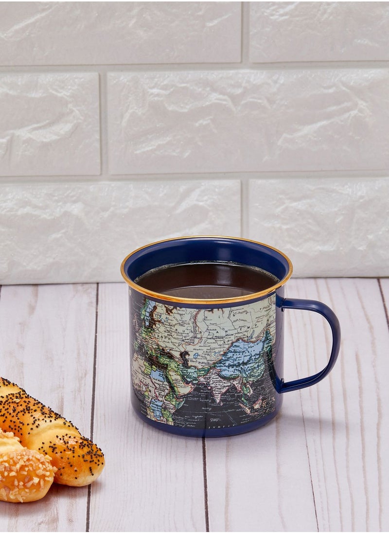 Gift Republic - Maps Enamel Mug - Image 1