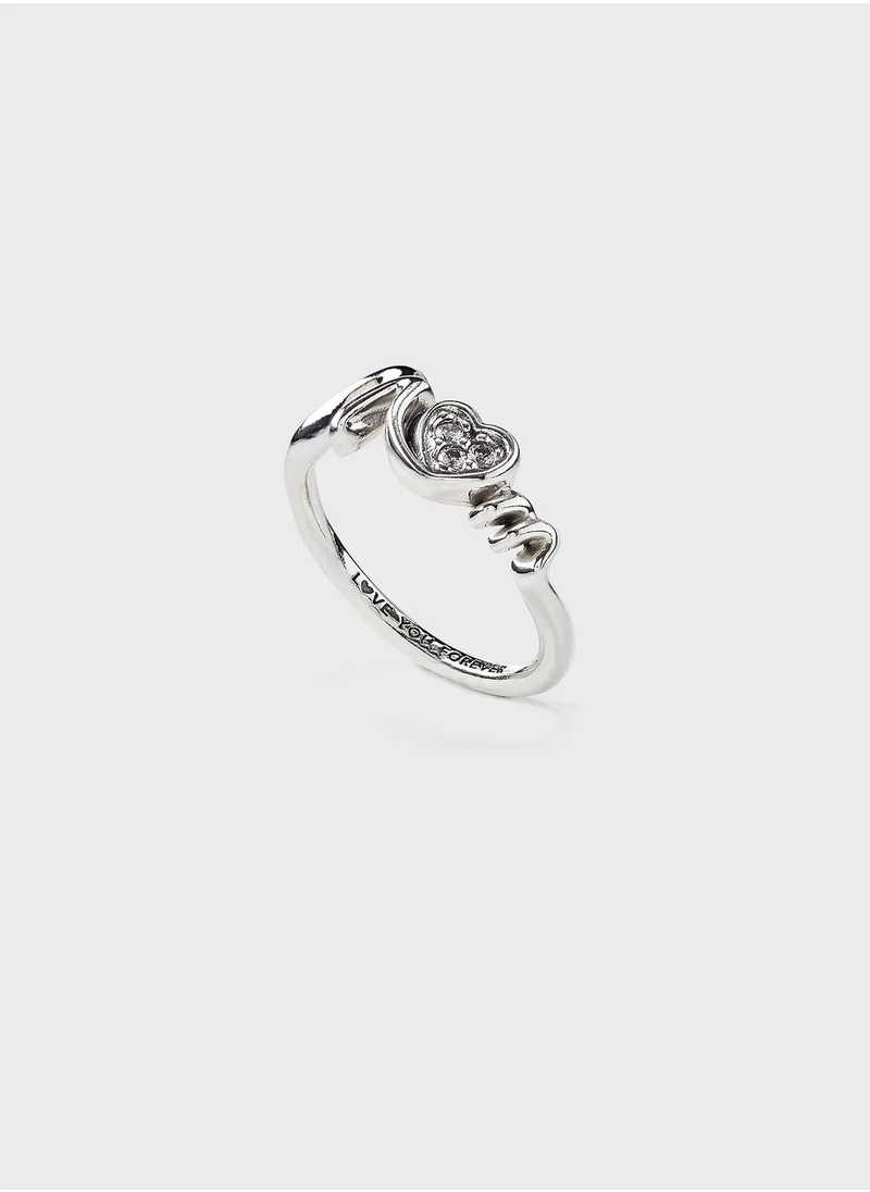 PANDORA Mum PavÃ© Heart Ring