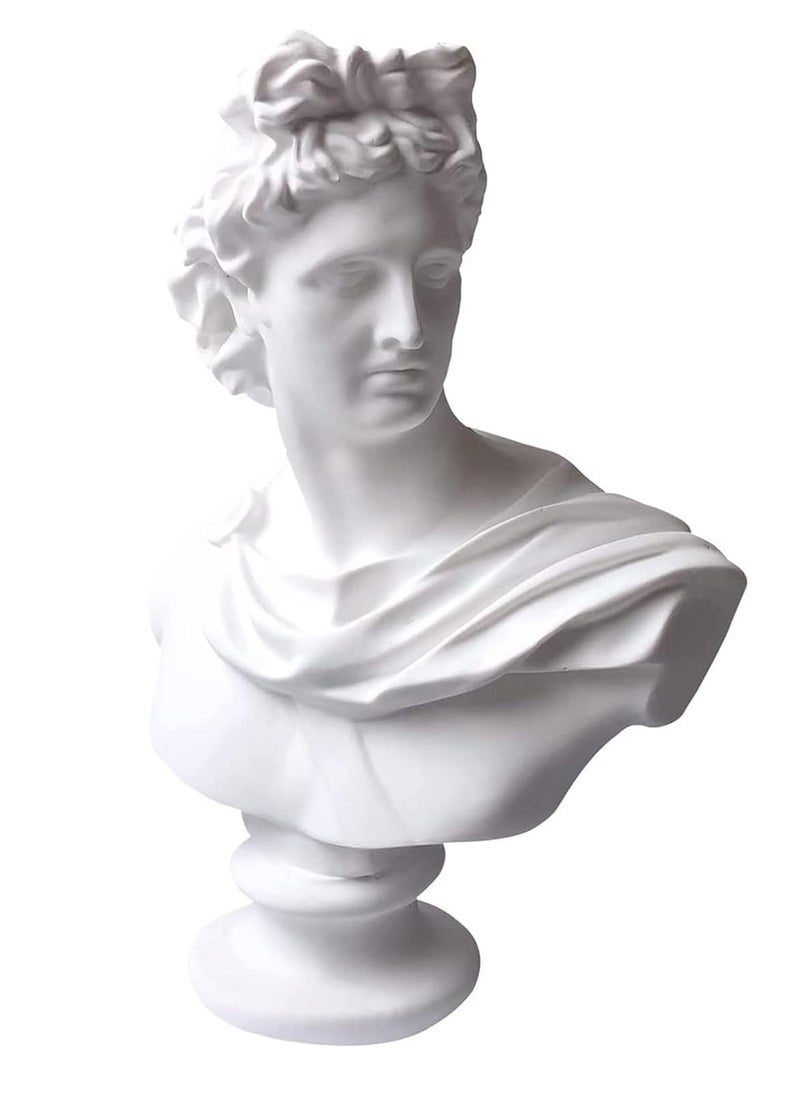Generic Greek Statue Apollo Sculpture Decor,Vintage Simple Art, Symbol Of Good Luck And Wisdom, Decorations Applicable Home, Living Room, Bedroom, Office Desk Table Indoor,Resin Gift For Women, Friends  - Image 1