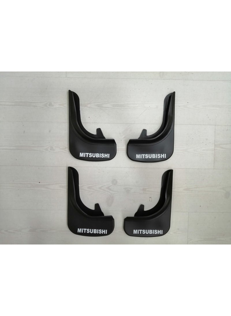 Leader - Other Mitsubishi Suitable for All Models Front - Rear Mud Flaps Gaiter Mudguard 4-Piece - Image 1