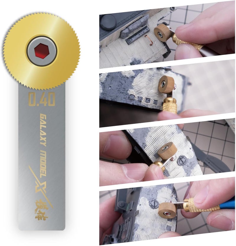 ordinarYone Zimmerit Maker Tool for DIY, Hobby Model, Tank Armor, Texture Improves Modeling Skills for Teens and Adults - Image 2