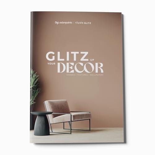 Asian Paints Royale Glitz Décor Book | 10 Curated Paint Color Palettes & 200+ Combinations | Designer-Inspired Shades, Textures & Wallpapers for Luxurious Interiors - Image 1