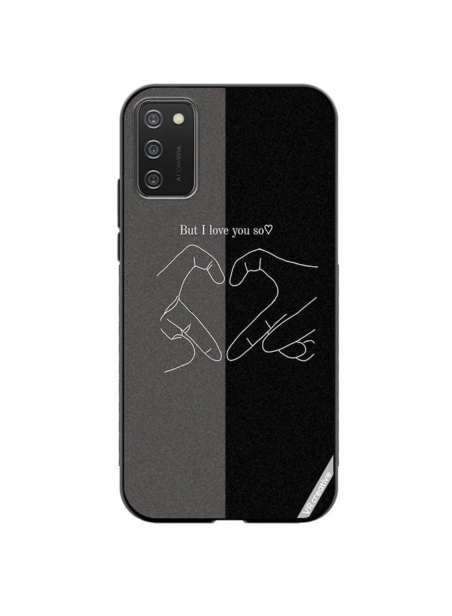VR CREATIVE Protective Case Cover For Samsung Galaxy A02s Couple Design Multicolour - Image 1