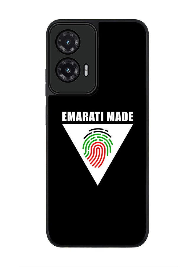 Stylizedd For Motorola Moto G35 Case,Slim fit Camera Protection, Shockproof Thin Phone cover  - Emarati Made Triangle