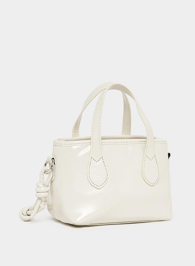 Styli Patent Handbag with Double Handle  - Image 1