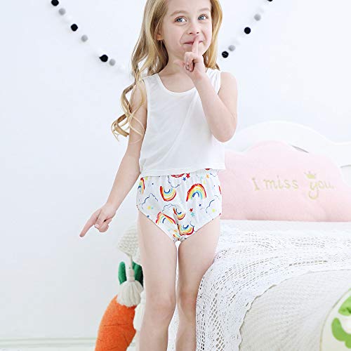 U0U Toddler Potty Training Pants 4 Pack,Cotton Training Underwear Size 2T,3T,4T,Waterproof Underwear for Kids Pink 4T - Image 2