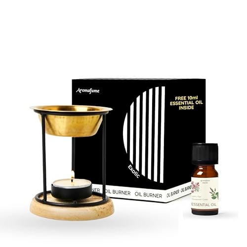 Aromafume Exotic Brass Oil Diffuser (Use for Essential Oil, Aroma Oil, Diffuser Oil, SPA, Yoga, Meditation, Home Fragrance) - Image 1