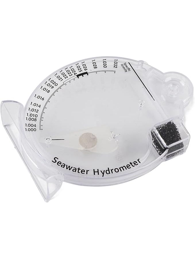 Zerodis Sea Hydrometer HD-T-H018 Plastic Salinity Tool For Aquariums 68 To 86F Ideal Marine Brackish Tanks - Image 1