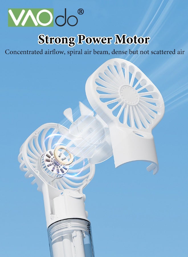 فاو دو مروحة رذاذ رذاذ محمولة باليد، مروحة رذاذ رذاذ محمولة باليد، مروحة رذاذ رذاذ مائي، مروحة تبريد للسفر، الشاطئ، في الهواء الطلق - Image 3