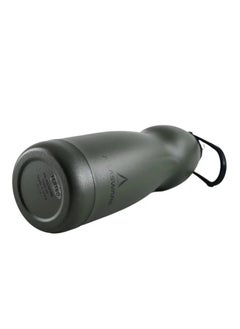 Atlasware Water bottle with a capacity of 1000 ml, a stainless steel water bottle with a rubber handle that keeps cold for 82 hours and keeps heat for 34 hours, Army  - Image 3