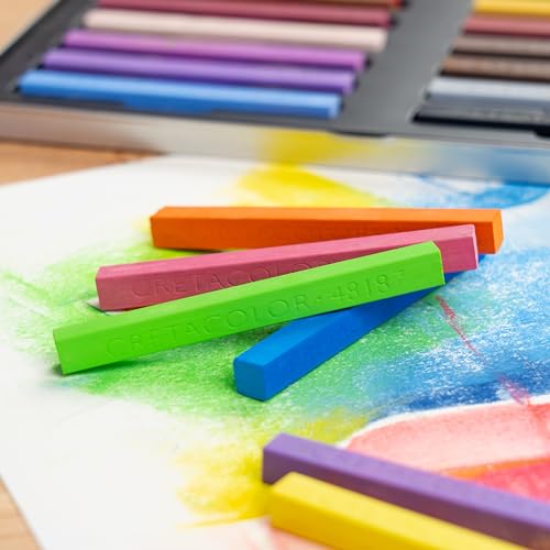 CRETACOLOR Carré Pastel Set, 24 Count (Pack of 1), Multi - Image 3