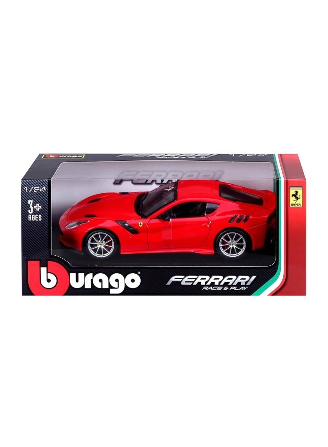 Bburago سيارة فيراري F12 TDF مصنوعة من المعدن (1:24) - Image 1