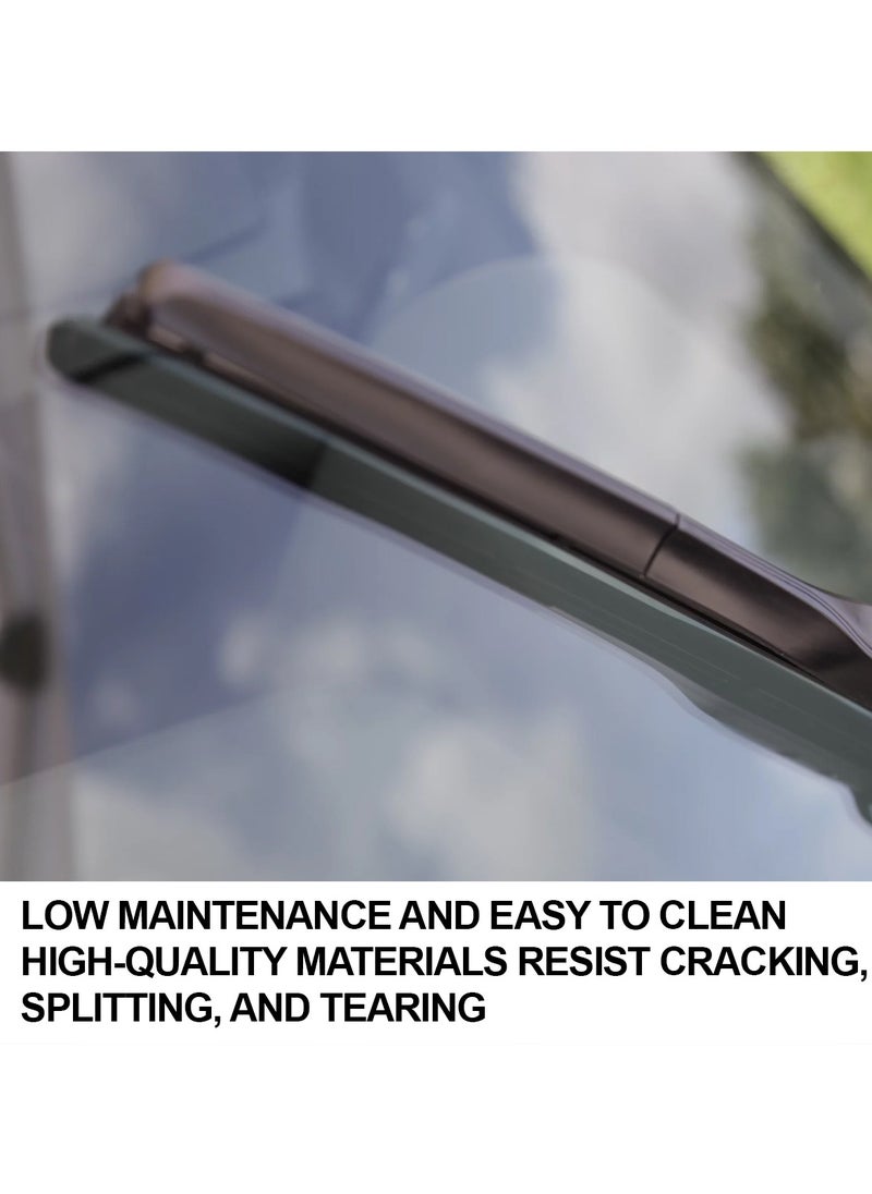 3XR - High Quality 14" 350mm Universal Car  Wiper Blade All Season Universal Car Wiper Blade 1 Pcs -3XR - Image 1