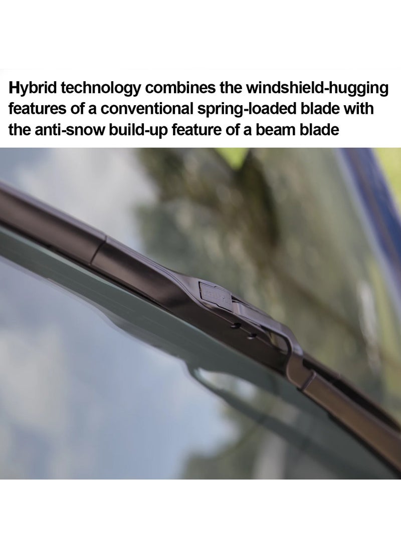 3XR - High Quality 14" 350mm Universal Car  Wiper Blade All Season Universal Car Wiper Blade 1 Pcs -3XR - Image 1
