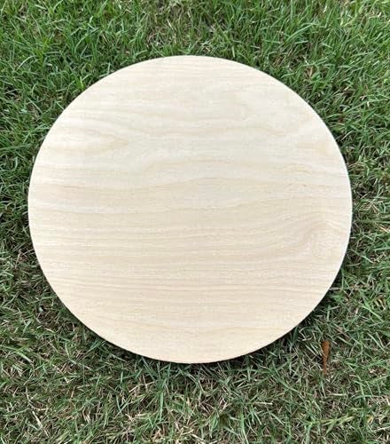 Borowood 18-Inch Birch Wood Round - 1/4” Thick Plywood Circle for Crafts, Signs, Painting, Laser Cutting - 1 Pack - Made in USA - Image 3