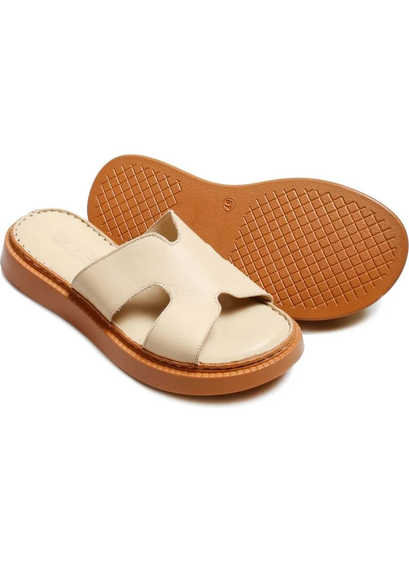 Fast Step Leather Women's Flat Slippers 621ZA858