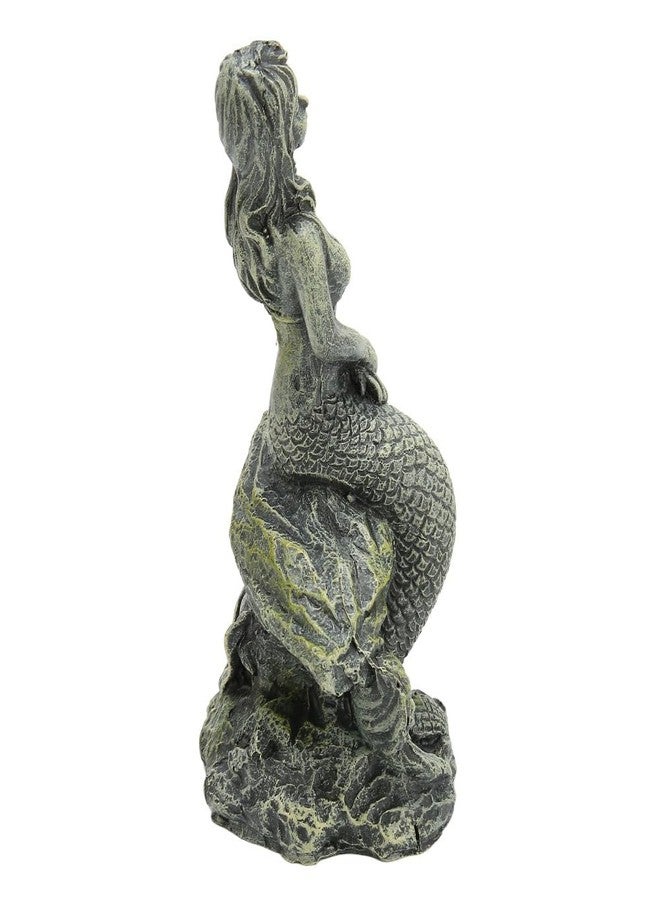 Chiffonade Resin Mermaid Statue Aquarium Decorative Mermaid Theme Ornament Style Aquarium Fish Tank Statue Underwater Decor - Image 4