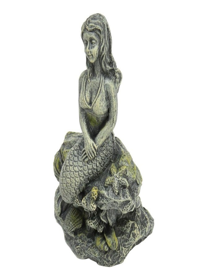 Chiffonade Resin Mermaid Statue Aquarium Decorative Mermaid Theme Ornament Style Aquarium Fish Tank Statue Underwater Decor - Image 3