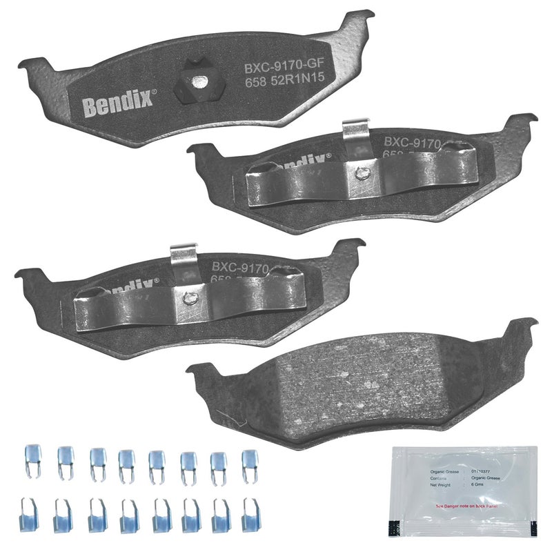 Bendix Priority1 CFC658 Ceramic Rear Brake Pads for Select Models Chrysler 300M, Concorde, Intrepid, LHS, New Yorker, PT Cruiser, Sebring, Dodge Neon, Eagle Vision - Image 5