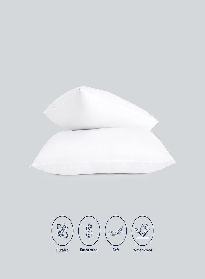 VISI-ONE Karin Maki Standard Zippered Pillow Protectors Pack of 2 100% Polyester Jersey Waterproof Soft & Breathable Bed Pillows Encasement Covers - (20 x 26 Inches) - Image 5