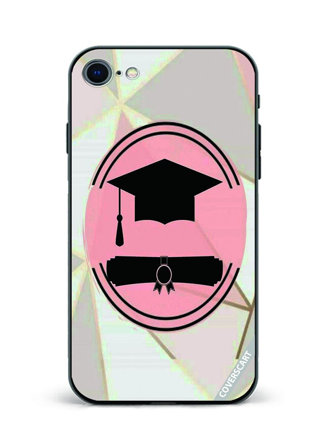 Protective Case Cover For Apple iPhone SE 2020 Degree Design Multicolour
