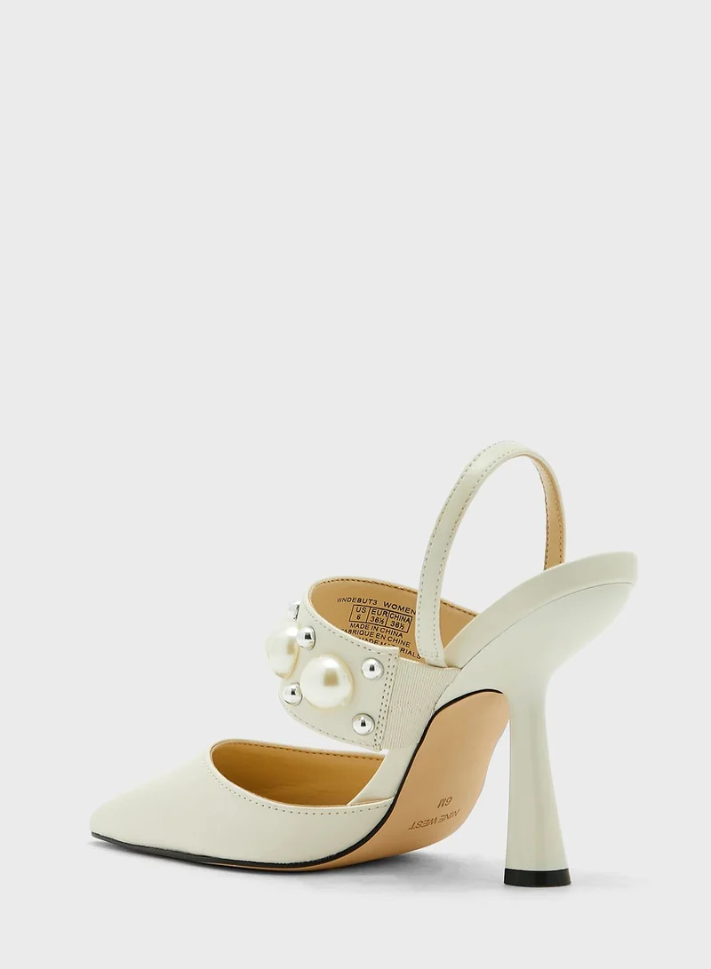 NINE WEST Debut3 Pointed High Heel Sandals