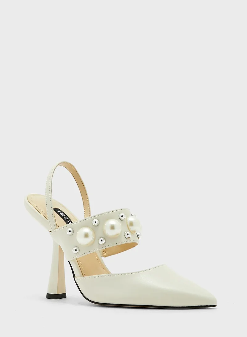 NINE WEST Debut3 Pointed High Heel Sandals