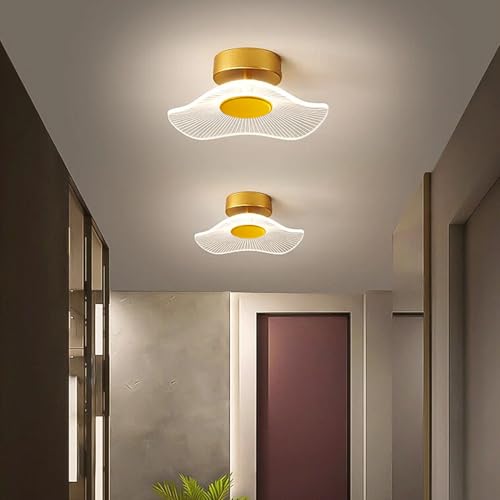 Lamp master Luxury Crystal Wave Wall & Ceiling Light | 3-in-1 Color Changing Light | Antique Gold Finish | Modern Decorative Lamp for Living Room, Bedroom, Bedside, Hall, Restaurants, Home & Office - Image 3