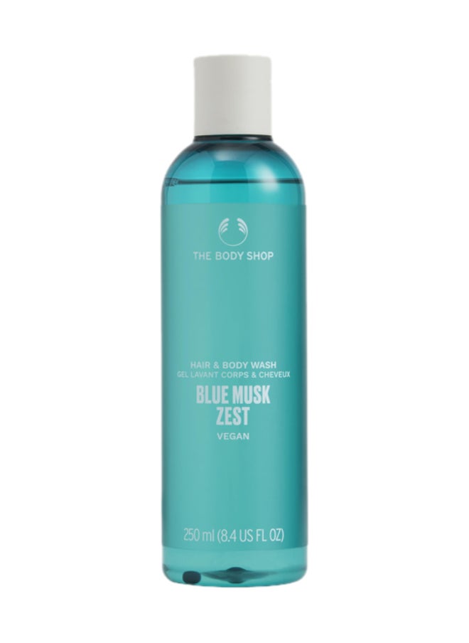 THE BODY SHOP - Blue Musk Zest Hair And Body Wash - Image 1