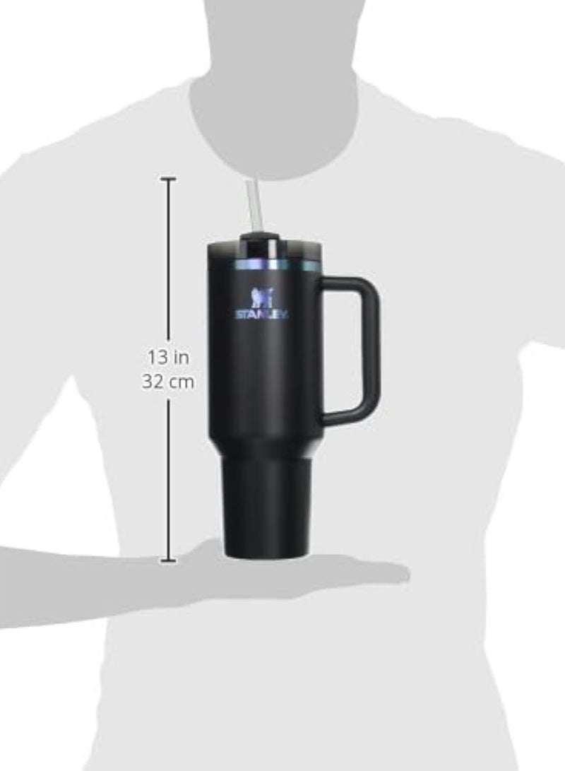 ستانلي كوب Quencher H2.0 FlowState من الفولاذ المقاوم للصدأ معزول بالفراغ مع غطاء وقش للمياه والشاي المثلج أو القهوة والعصائر وأكثر من ذلك، 40 أونصة  - Image 4