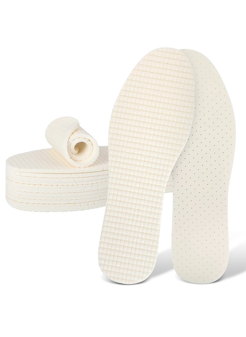 NajmStyle 3 Pairs Barefoot Shoe Insoles,Breathable Shoes Inserts,Latex Foam Insoles,Washable and Cuttable,Replacement Insoles  - Image 1