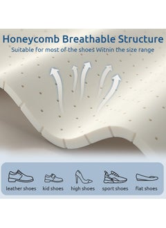 NajmStyle 3 Pairs Barefoot Shoe Insoles,Breathable Shoes Inserts,Latex Foam Insoles,Washable and Cuttable,Replacement Insoles  - Image 4