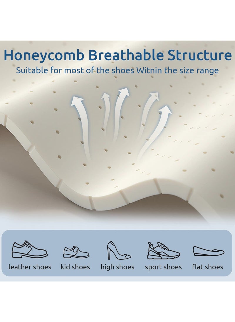 NajmStyle 3 Pairs Barefoot Shoe Insoles,Breathable Shoes Inserts,Latex Foam Insoles,Washable and Cuttable,Replacement Insoles  - Image 4