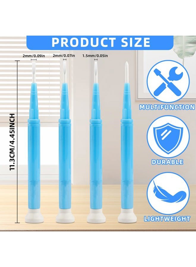 Notoke 4 Pcs Plastic & Ceramic Screwdriver Set, Non-Conductive Slotted Screwdrivers for High-Frequency Circuit Adjustment, Precision Tools for Electronics Repair, Watchmaking, and Sensitive Equipment - Image 2