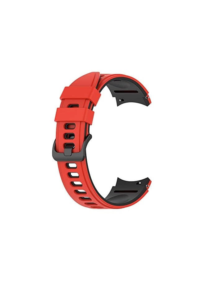 PROMASS Replacement Band Compatible with Samsung Galaxy Watch 4 / 4 Classic, Dual Layer Silicone Sport Strap  - Image 2