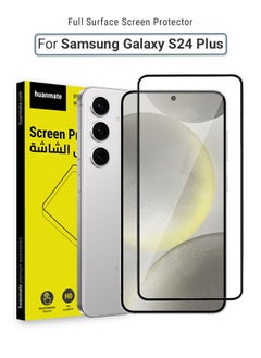 Samsung Galaxy S24 Plus Screen Protector – Premium Edge to Edge Tempered Glass, High Transparency, Delicate Touch, Anti-Explosion, Smooth Arc Edges, Easy Installation
