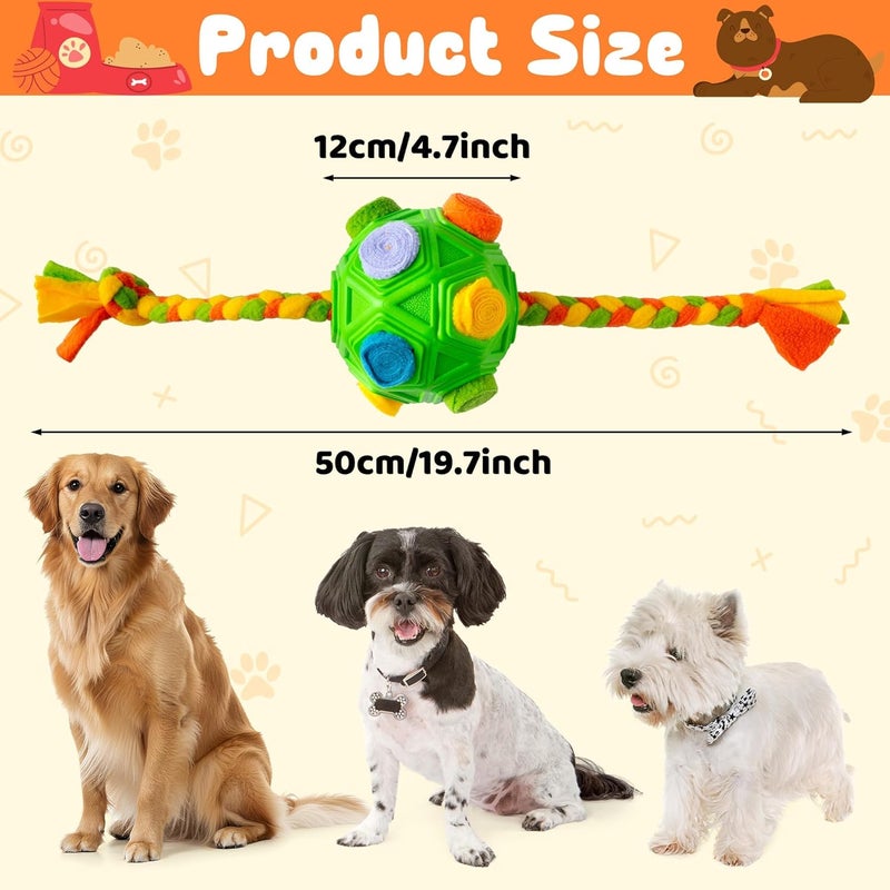 KASTWAVE Interactive Dog Puzzle Toys– Interactive Treat Hiding Slow Feeder Toy, Pet Brain Stimulation Puzzle, Enrichment for Natural Foraging Skills Training (Green) - Image 2