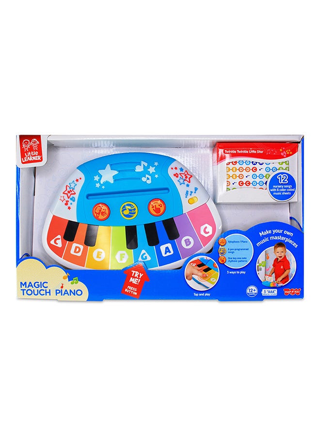 Happy Kids Little Learners Magic Touch Piano - Educational Baby Piano Toy  - Image 1