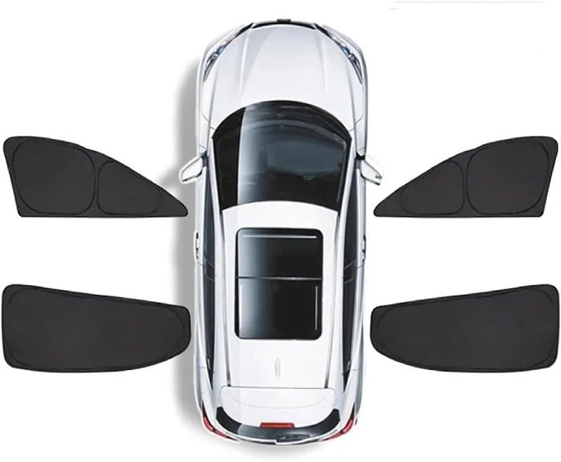 ظلال نوافذ السيارة لطراز Volvo XC90 (2015-2018)، ظلال للنوافذ الجانبية مع حماية من أشعة الشمس وخاصية الخصوصية، توفر حماية من الضوء ومتينة، تناسب 4 نوافذ جانبية. - Image 1