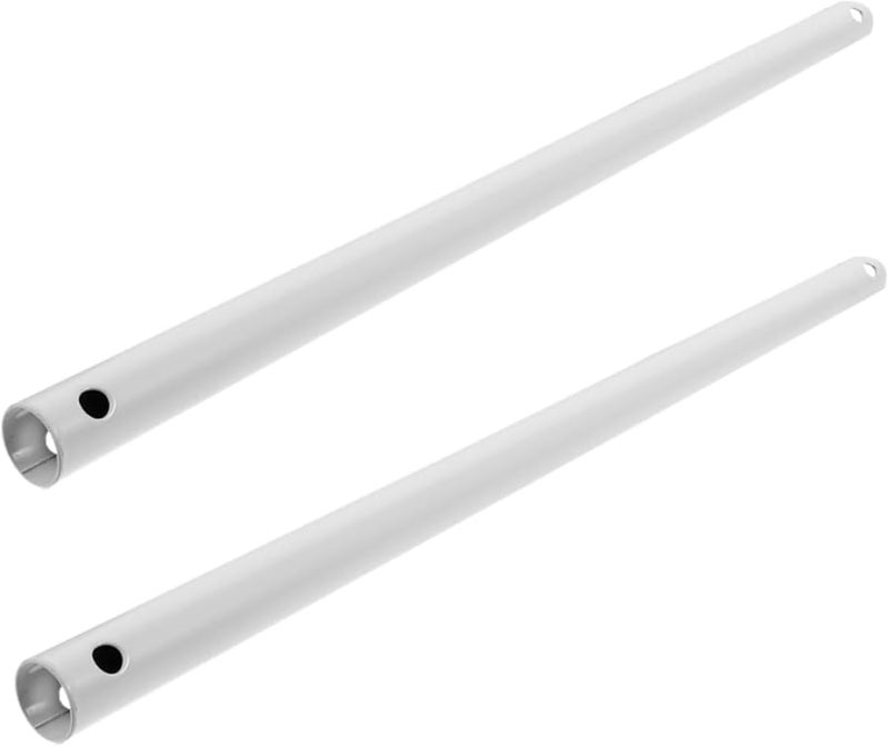Heavy Duty Iron Ceiling Fan Extension Rods 2Pcs For High Ceilings Easy Installation Enhanced Air Circulation - Image 1
