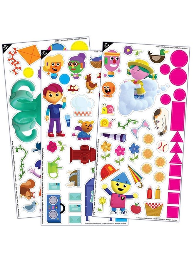 Colorforms Colorforms - Picture Playset - Charlie's City - The Classic Picture Toy That Sticks Like Magic! - for Ages 3+,with 106 Repositionable Colorforms, 2 Scenes, and Play & Store Box - Image 4