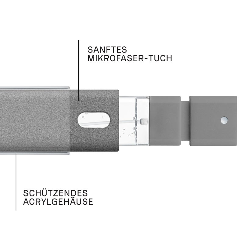 am Screen Cleaner Mist Spray with Microfiber Cloth Around â€“ Alcohol-Free, Streak-Free Screen Cleaning Kit for Smartphones, Tablets, Laptops, Smart TVs & Car Screens, 1 Pack, Gray - Image 5