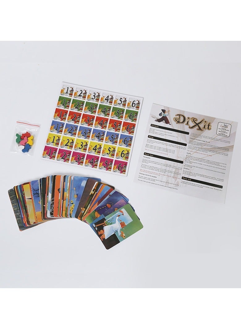 Dixit-origin Desktop Puzzle Game Cards,Family Gatherings, Kids Game Cards - Image 3