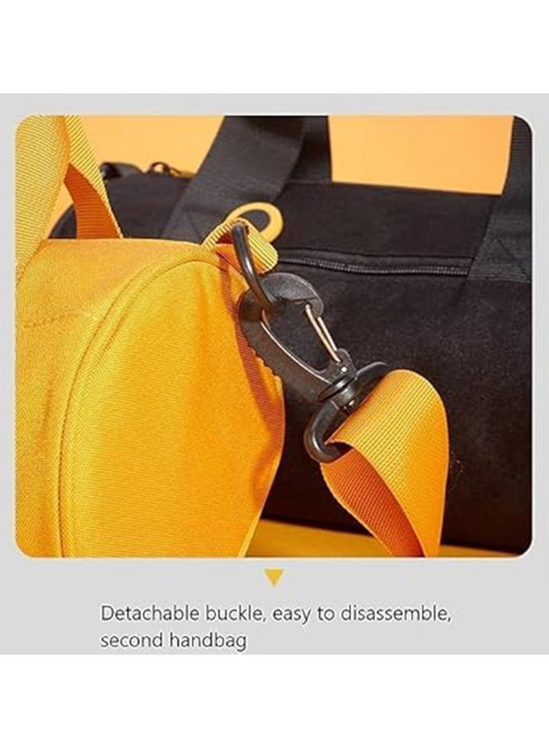 27x14cm Children's Travel Bag Casual Hand Luggage Bag Lightweight Dance Fitness Swimming One Shoulder Travel Bag (Black) - Image 4