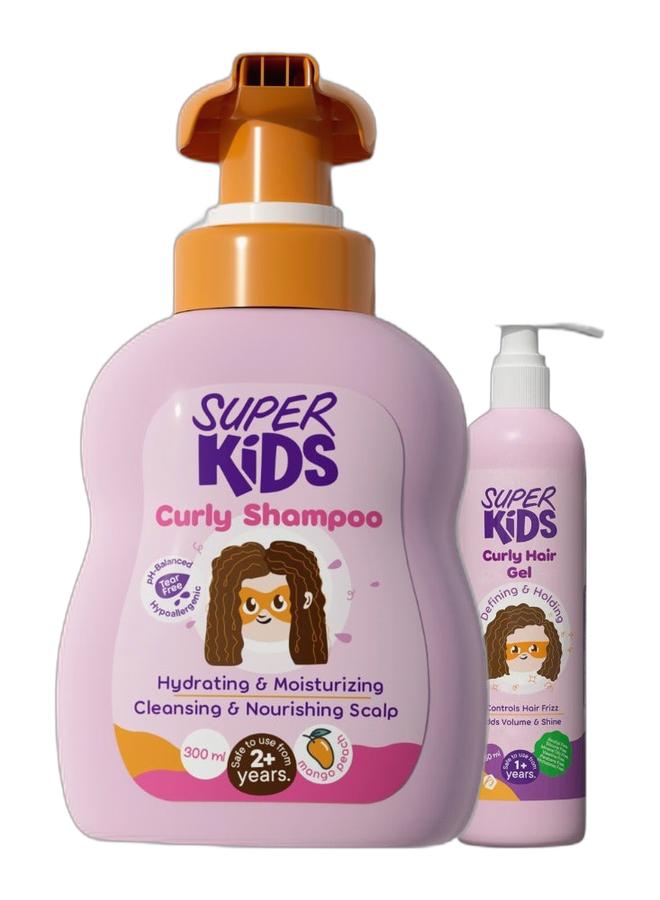 Superkids Curly Shampoo 300 ml & Curly Gel 250 ml Bundle - Image 1