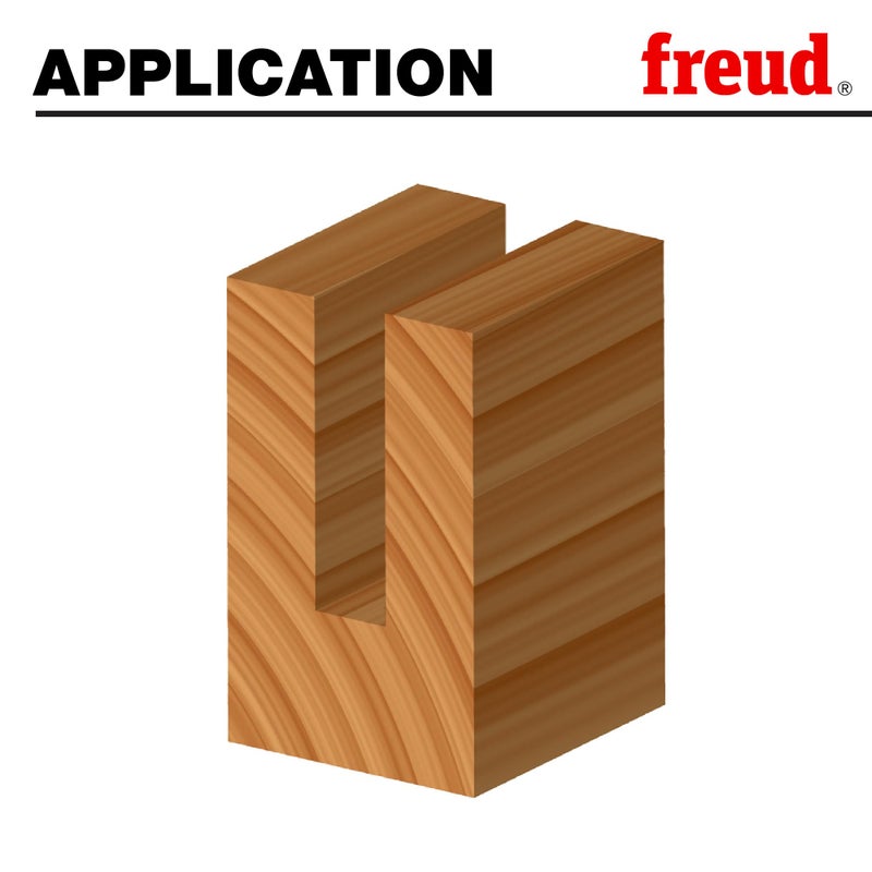 freud فرويد 12-115: بت مستقيم مزدوج الشفرات بقطر 7/8" مع عمود بقطر 1/2"، بطول إجمالي 2-3/4" - Image 4
