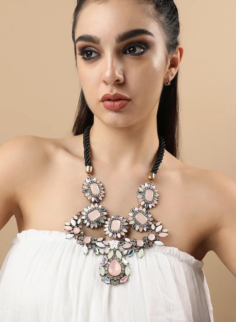 Sohi  Designer Statement Stone Artificial Necklace Jewellery for Women | Best Price UAE