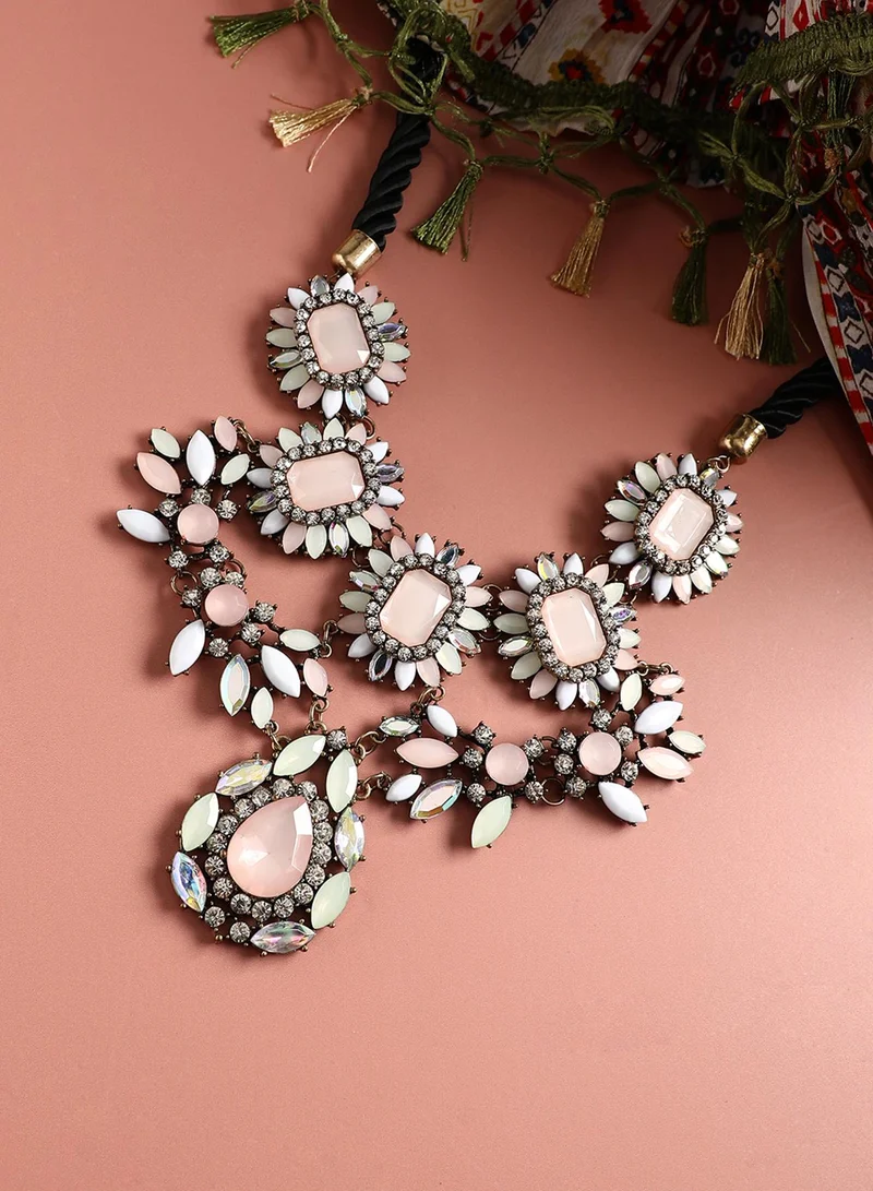 Sohi  Designer Statement Stone Artificial Necklace Jewellery for Women | Best Price UAE