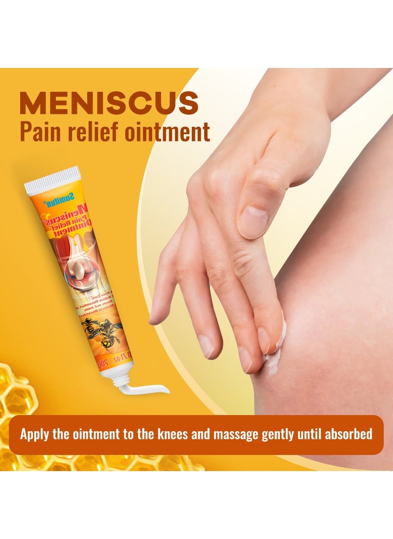 Sumifun - 3PCS Meniscys Pain Relief Ointment，Bee Venom Gel,  Bee Venom Cream, Propolis Professional Gel Joint Cream, Suitable For Neck, Knee, Shoulder, Waist, Leg - Image 1
